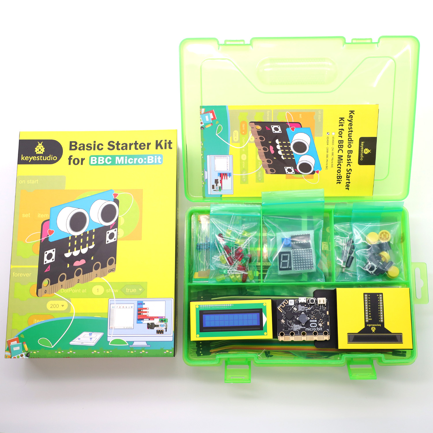 Microbit Robot - KEYESTUDIO-Kit de iniciación Micro:bit V2 Basic