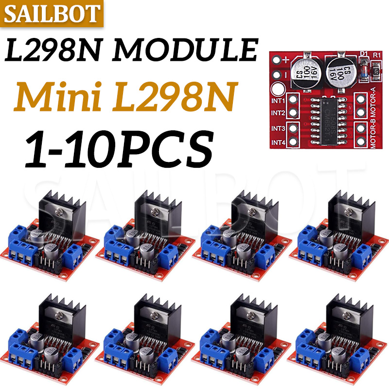 L298N Module - 1/5/10 Uds L298N controlador de Motor