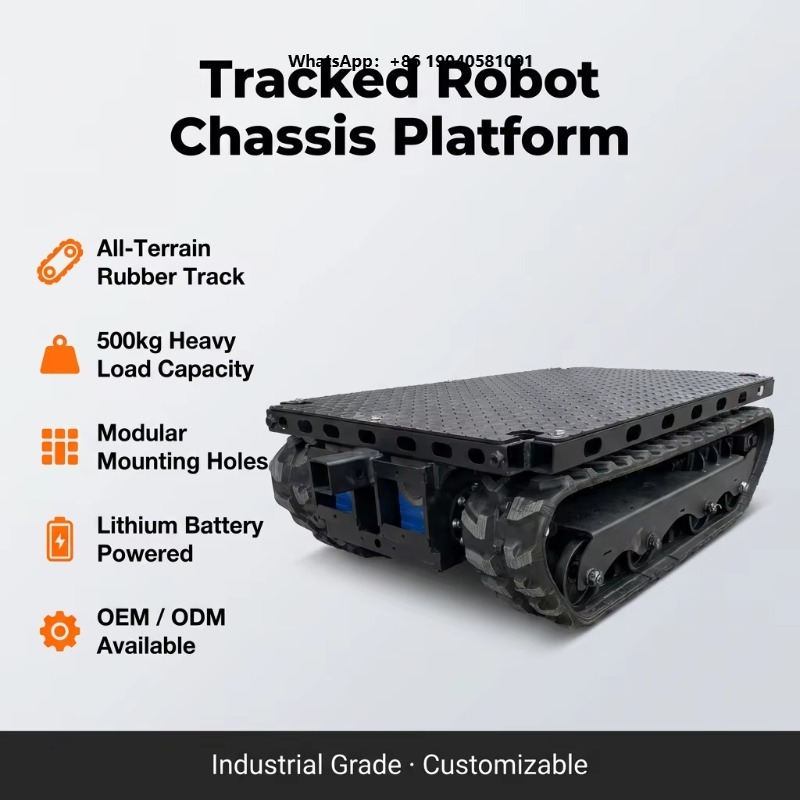 Robot Chassis - Chasis de orugas para cargas pesadas