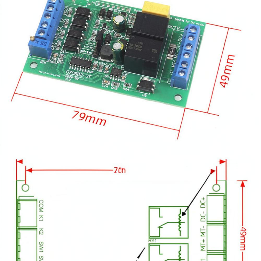 Dc Motor 12V - Controlador de motor de corriente continua