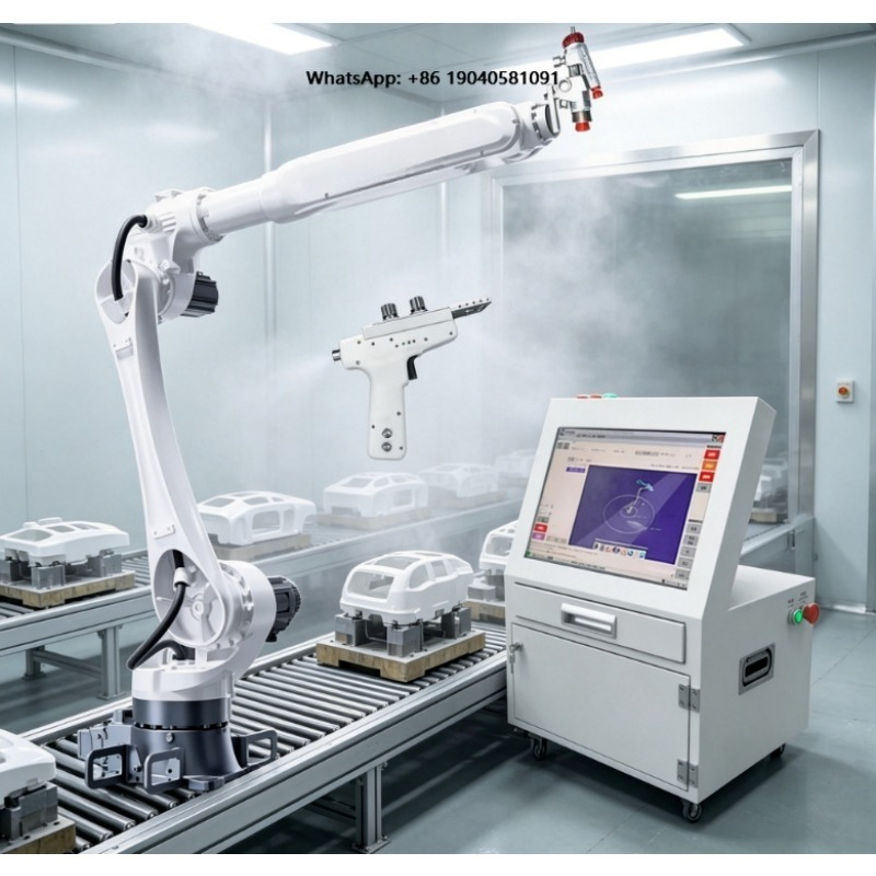 Robot Arm Metal - Brazo Robótico de Pulverización Automática Flexible