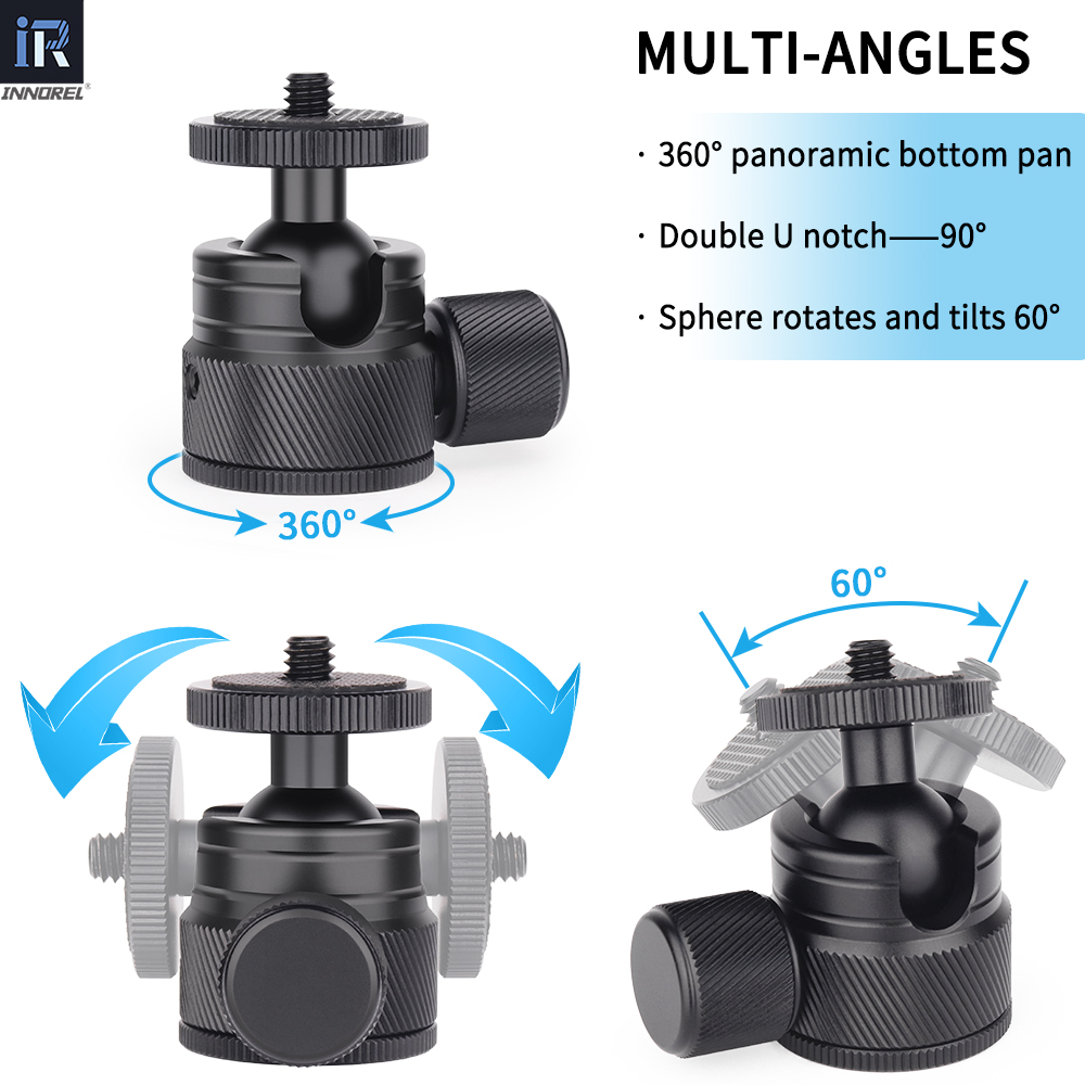 Mini cabezal de bola-INNOREL C - Pan Tilt Bracket reseña y precio