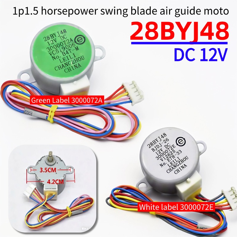 Motor paso a paso DC 12V 28BYJ - Dc Motor 12V reseña y precio