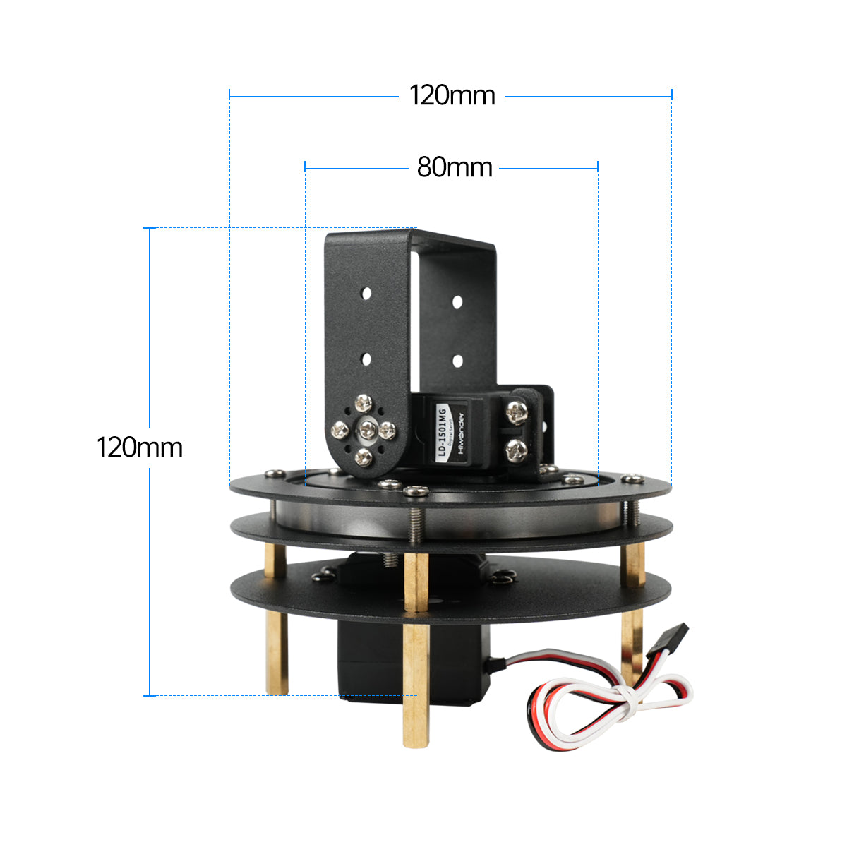 Hiwonder-Kit Servo Digital sin - Pan Tilt Bracket reseña y precio