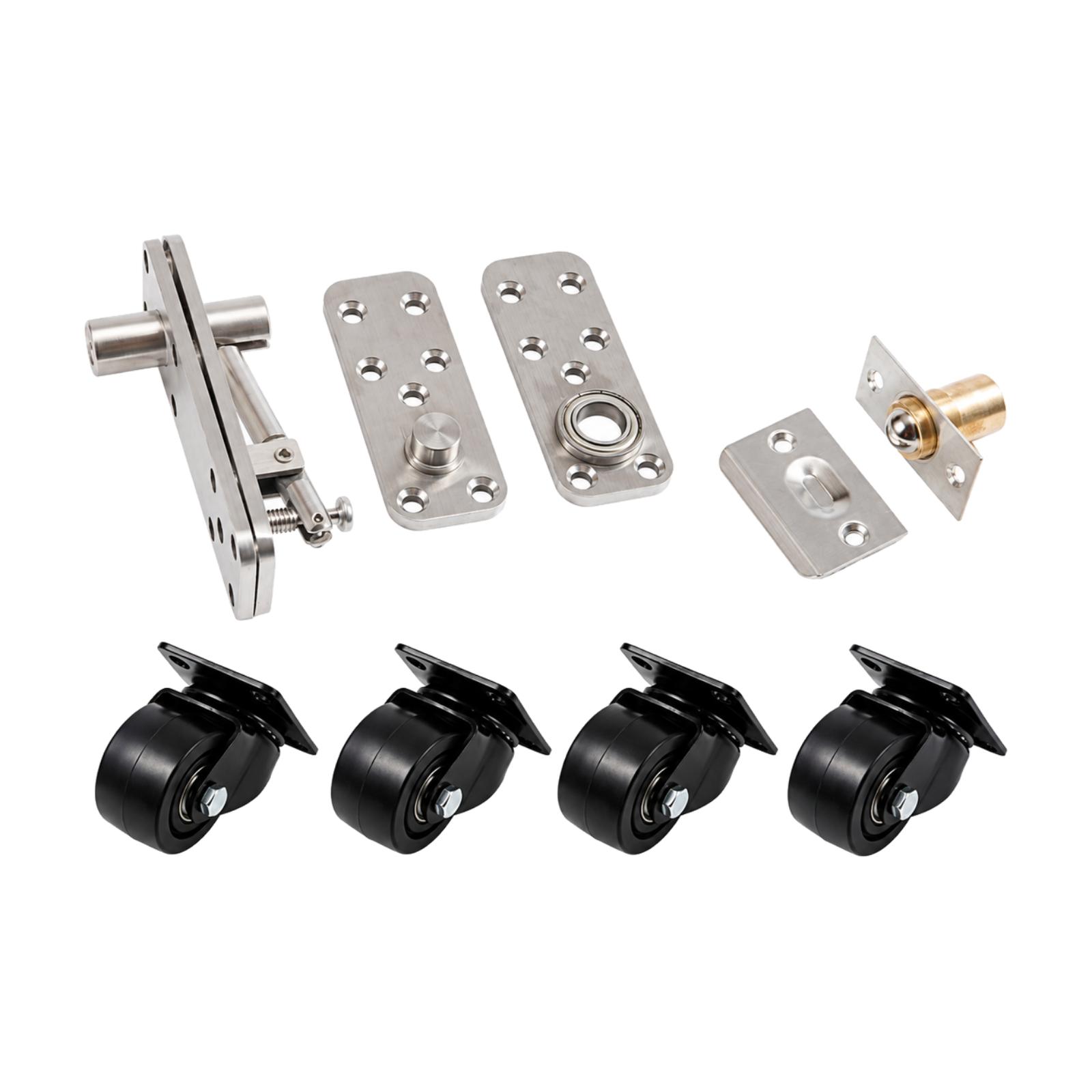 Kit de herrajes para puertas d - Caster Wheel reseña y precio