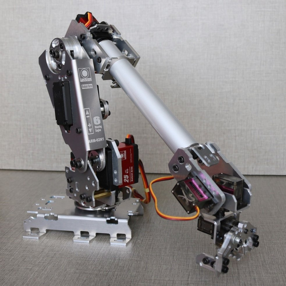 Brazo robótico con bomba de ai - Robot Gripper Claw reseña y precio