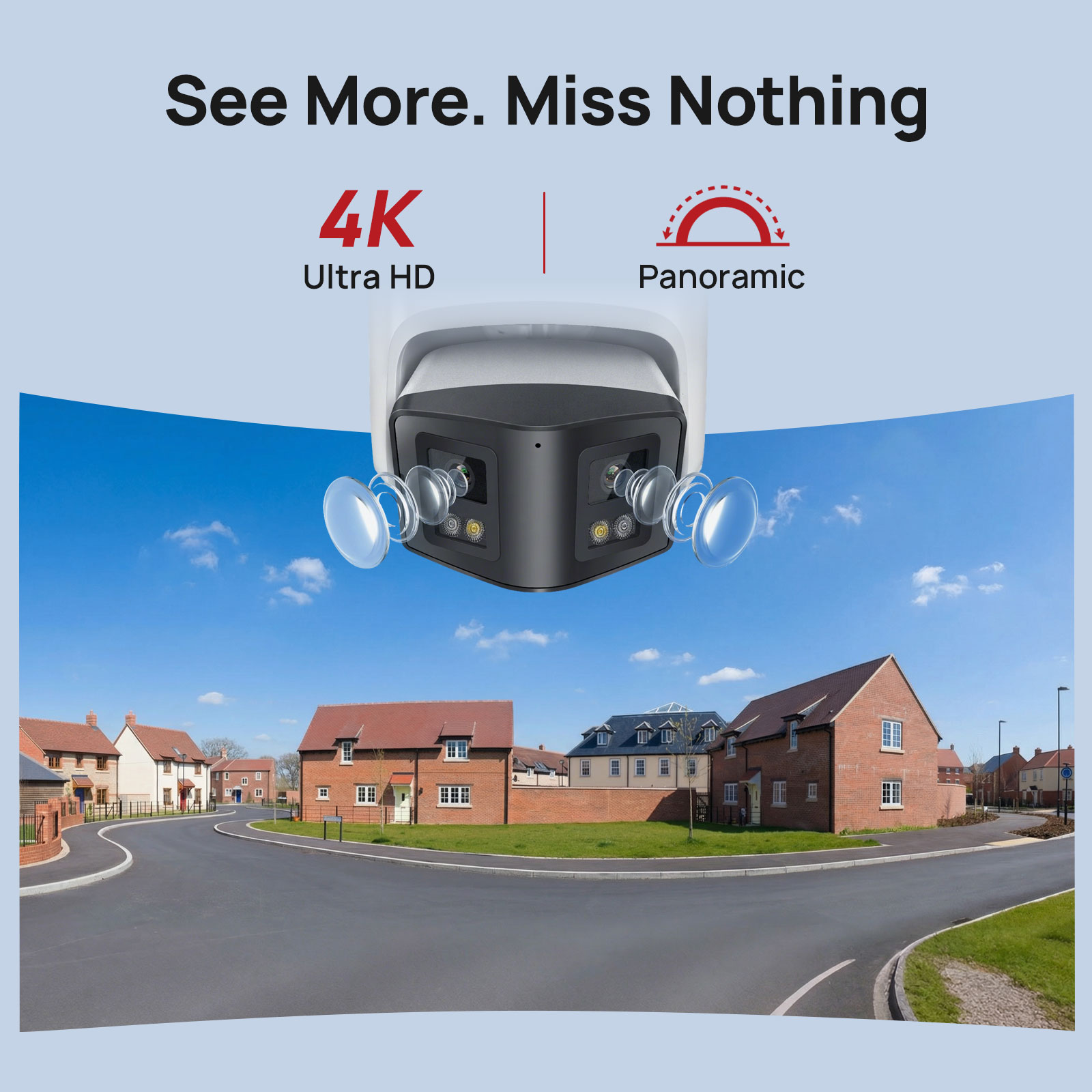 Cámara IP panorámica inteligen - Pan Tilt Bracket reseña y precio