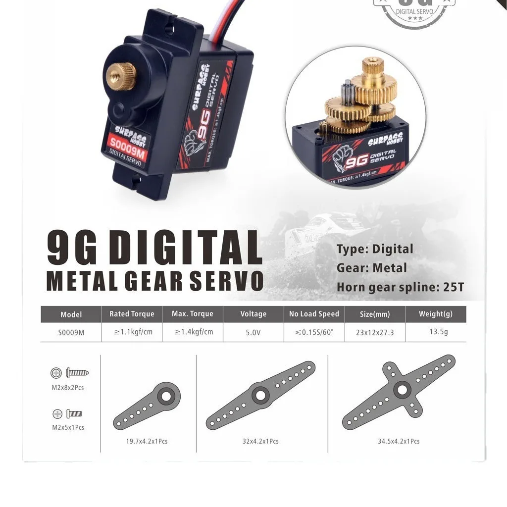 RC Digital Micro Servo 2g 3,7g - Micro Servo reseña y precio