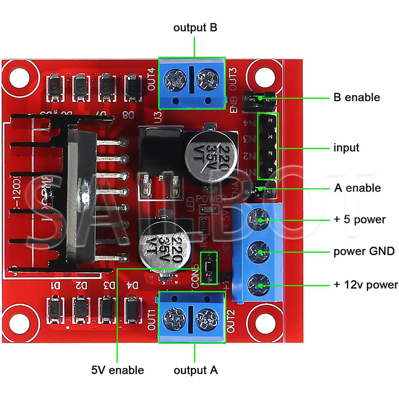 1/5/10 Uds L298N controlador d - L298N Module reseña y precio