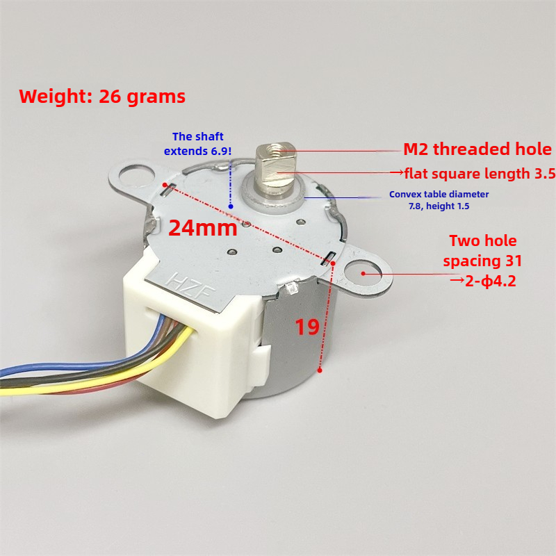 24BYJ48 DC 5V Motor paso a pas - Geared Motor reseña y precio