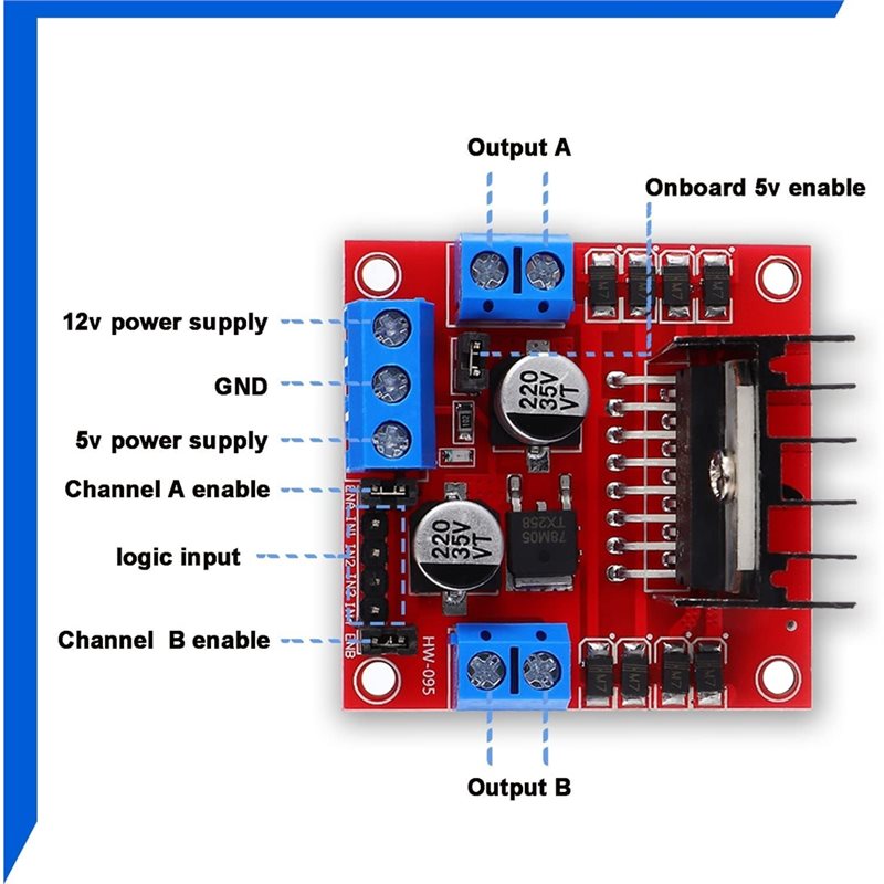 AEE7-4 Placa controladora de m - L298N Module reseña y precio