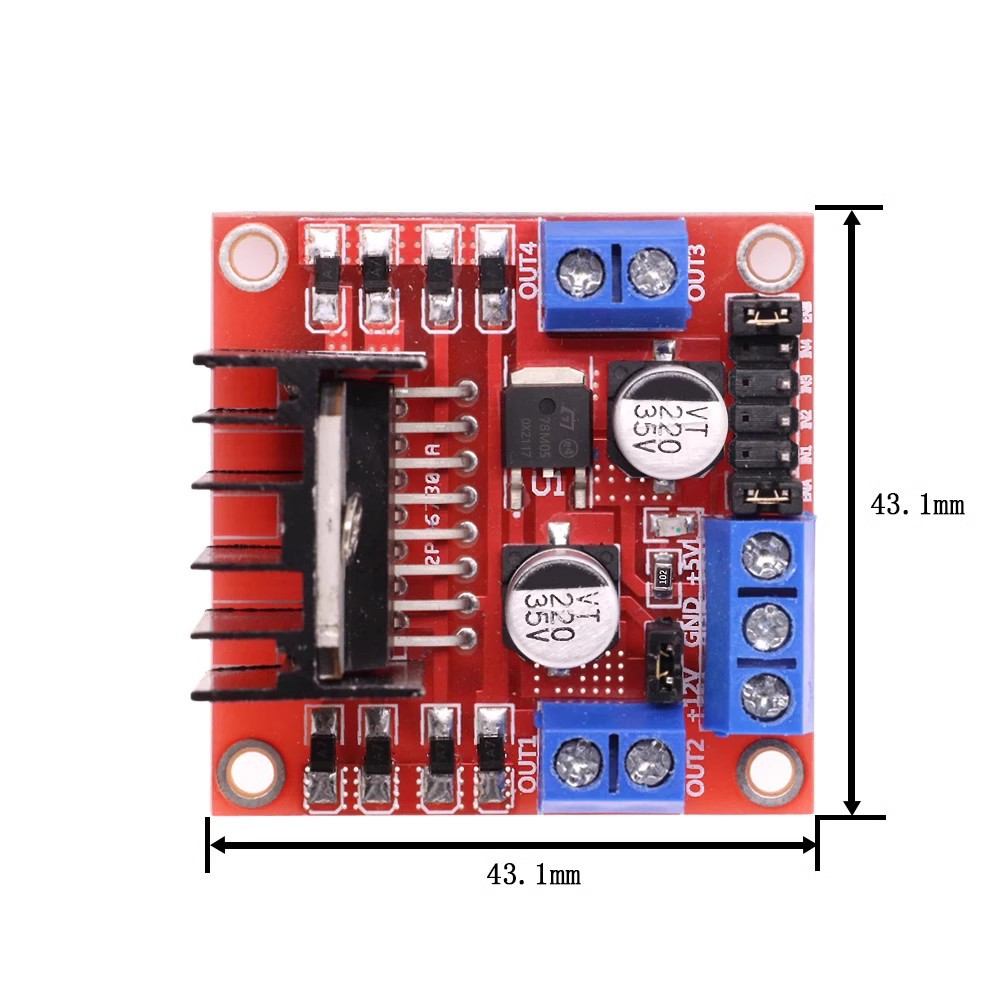 1~100 Piezas L298N Módulo Cont - L298N Module reseña y precio