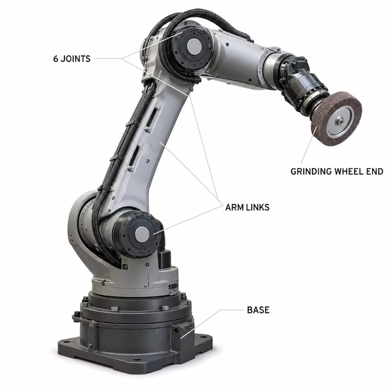 Brazo Robótico de Pulido Indus - Robot Arm Metal reseña y precio
