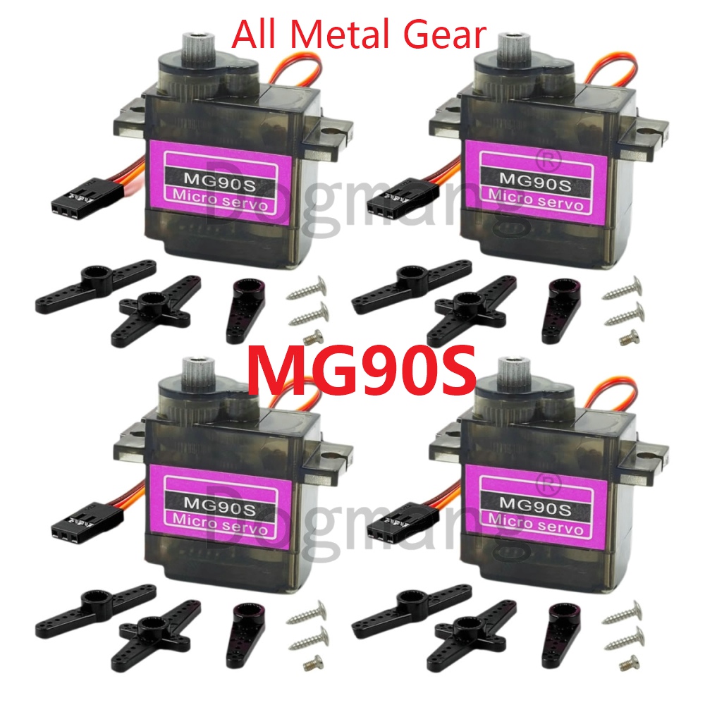 Servo MG90S, 1/2/4/10/20/50 Ud - Micro Servo reseña y precio