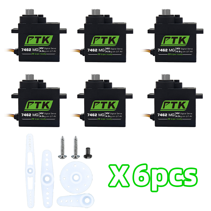 PTK 7462W MG engranaje de Meta - Micro Servo reseña y precio