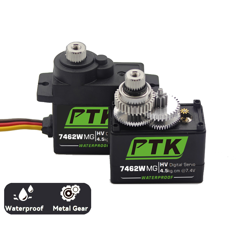 PTK 7462W MG engranaje de Meta - Micro Servo reseña y precio