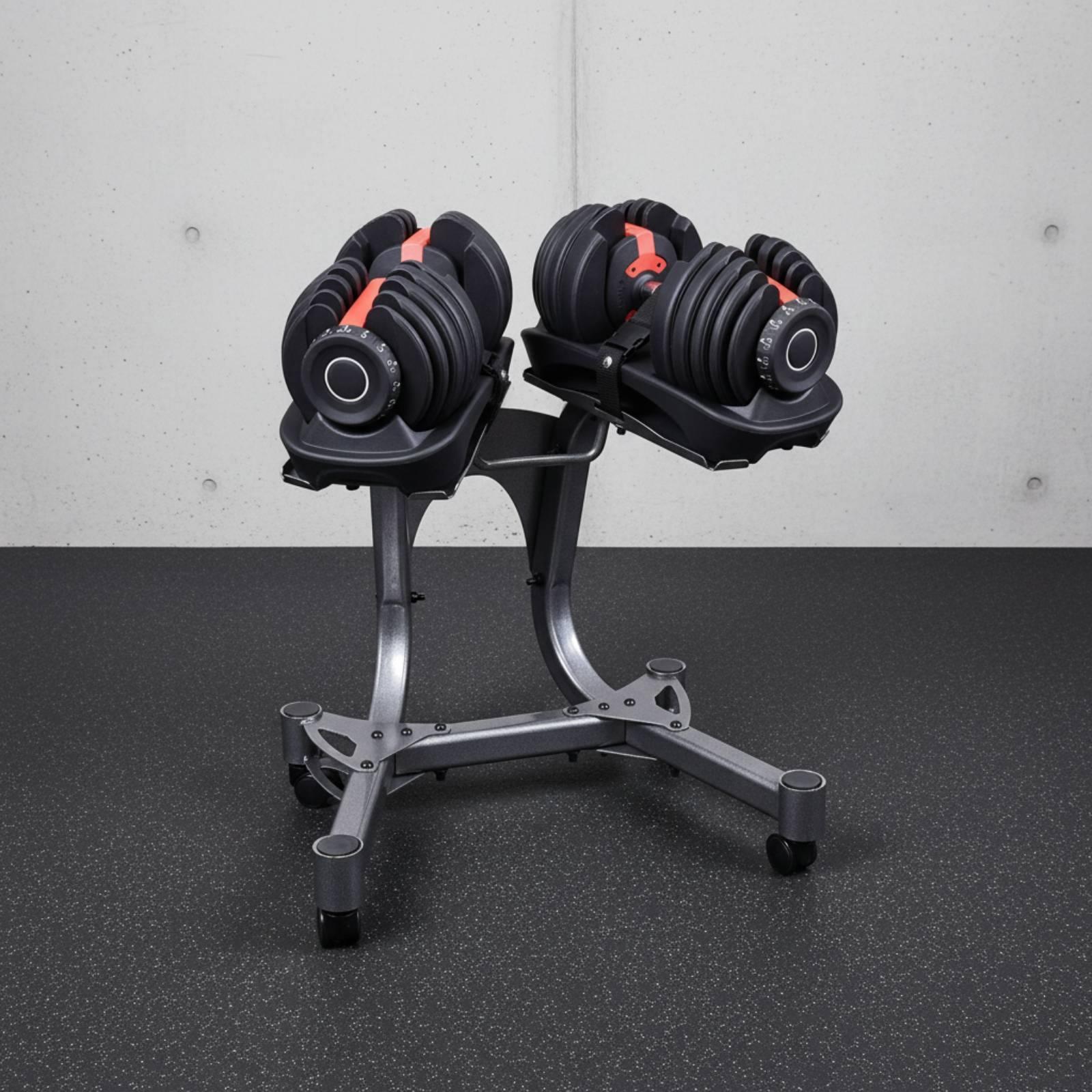 Soporte ajustable para mancuer - Caster Wheel reseña y precio